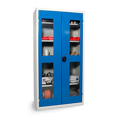 ARMOIRE HAUTE PORTE VITREE 1000 x 430 x 1980 mm