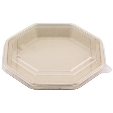 Assiette en pulpe de canne à sucre - 230 x 32 mm