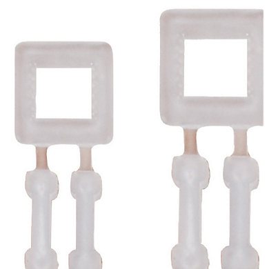 Boucle plastique autobloquante (photo) Boucle plastique autobloquante (photo)