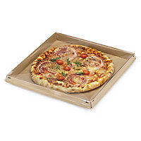 Boîte à pizza avec couvercle transparent