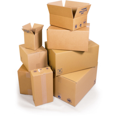 25 Cartons déménagement - 27 cm x 19 cm x 12 cm - simple cannelure - Carton  Plus