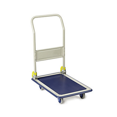 Chariot à dossier rabattable charge maximale 200 kg 740 x 480 x 1065 mm