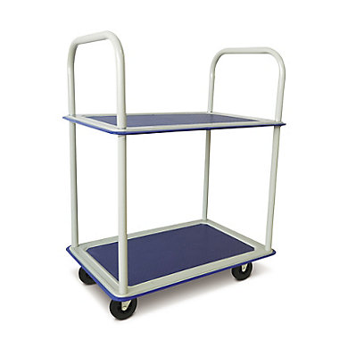 Chariot à double plateau 250 kg charge maximale 250 kg 745 X 465 X 945 mm
