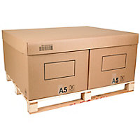 Coiffe pour caisse carton palettisable C2A, C1A et C2B