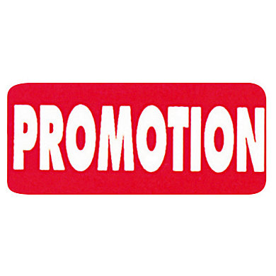 Étiquette adhésive promotionnelle (photo) Étiquette adhésive promotionnelle (photo)