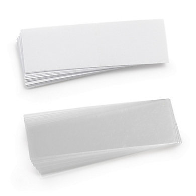 Étiquette 30 x 100 mm pour bac à bec plastique haute résistance 23 L