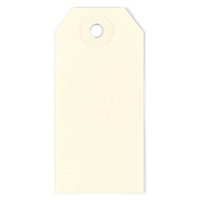 Étiquette américaine cartonnée beige sans attache Étiquette américaine cartonnée beige sans attache