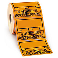 Étiquette d'expédition spéciale palette - blister de 2 rouleaux Étiquette d'expédition spéciale palette - blister de 2 rouleaux