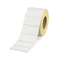 Étiquette vélin transfert thermique ultra-adhésive diamètre 76 mm Étiquette vélin transfert thermique ultra-adhésive diamètre 76 mm