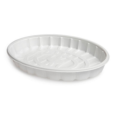 PLATEAU FRUIT DE MER recyclable 4-5 parts - OVALE 49 X 35 X 6,5 cm