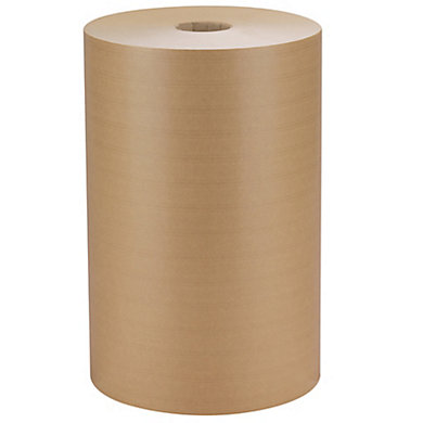 Papier kraft brun enduit 1 face en bobine 40 g/m²