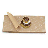 Papier mousseline alimentaire brun imprimé Papier mousseline alimentaire brun imprimé