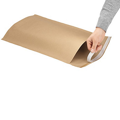 Pochette en papier kraft à soufflet de fond