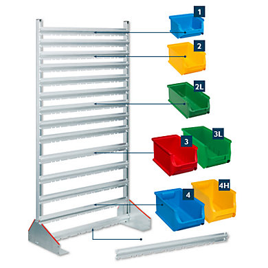 Rack pour bacs à bec Rack pour bacs à bec